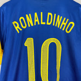 Shop 2012/13 BRAZIL RONALDINHO #10 AWAY SHIRT (L) NIKE, classic football shirts, vintage football shirts & retro soccer jerseys at Cult Kits
