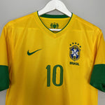 Shop 2012/13 BRAZIL RONALDINHO #10 HOME SHIRT (M) NIKE, classic football shirts, vintage football shirts & retro soccer jerseys at Cult Kits