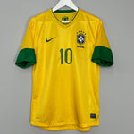 Shop 2012/13 BRAZIL RONALDINHO #10 HOME SHIRT (M) NIKE, classic football shirts, vintage football shirts & retro soccer jerseys at Cult Kits