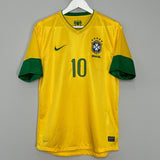 Shop 2012/13 BRAZIL RONALDINHO #10 HOME SHIRT (M) NIKE, classic football shirts, vintage football shirts & retro soccer jerseys at Cult Kits