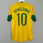Shop 2012/13 BRAZIL RONALDINHO #10 HOME SHIRT (M) NIKE, classic football shirts, vintage football shirts & retro soccer jerseys at Cult Kits