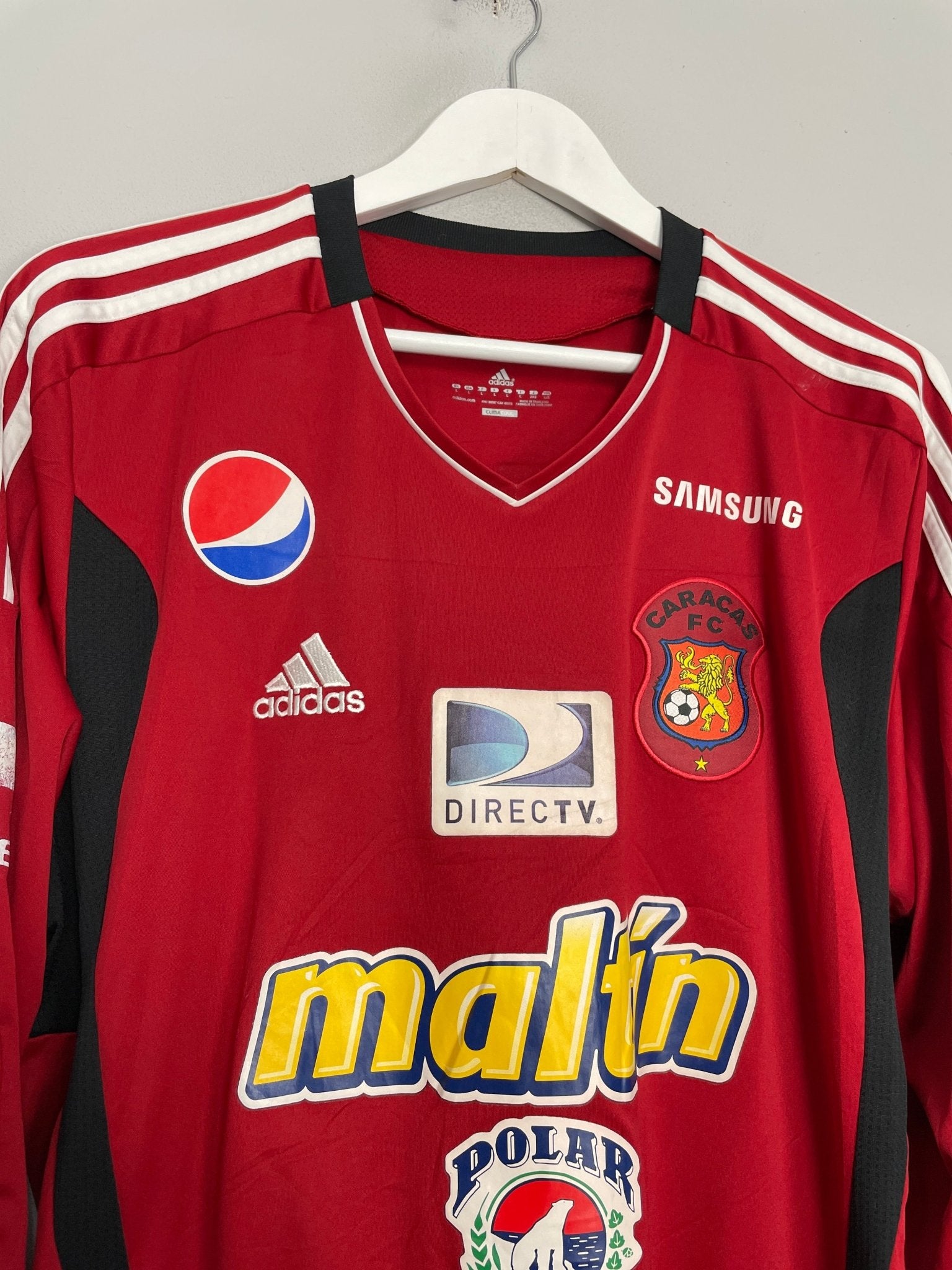 Shop 2012/13 CARACAS FC L/S HOME SHIRT (L) ADIDAS, classic football shirts, vintage football shirts & retro soccer jerseys at Cult Kits