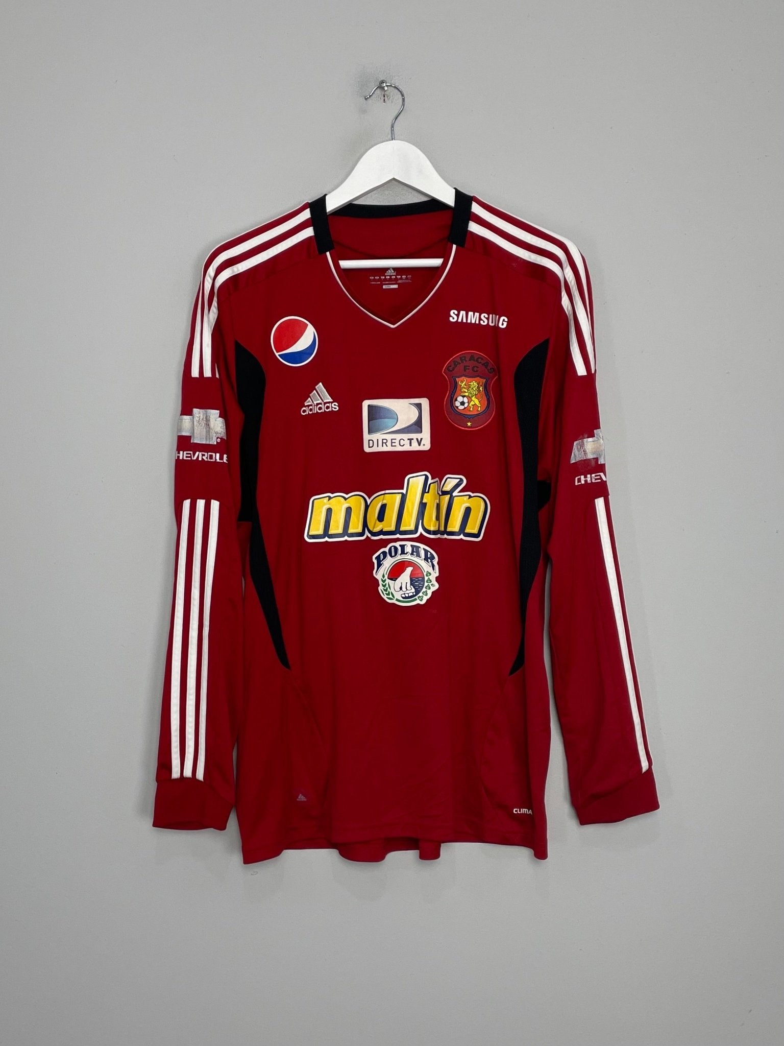 Shop 2012/13 CARACAS FC L/S HOME SHIRT (L) ADIDAS, classic football shirts, vintage football shirts & retro soccer jerseys at Cult Kits