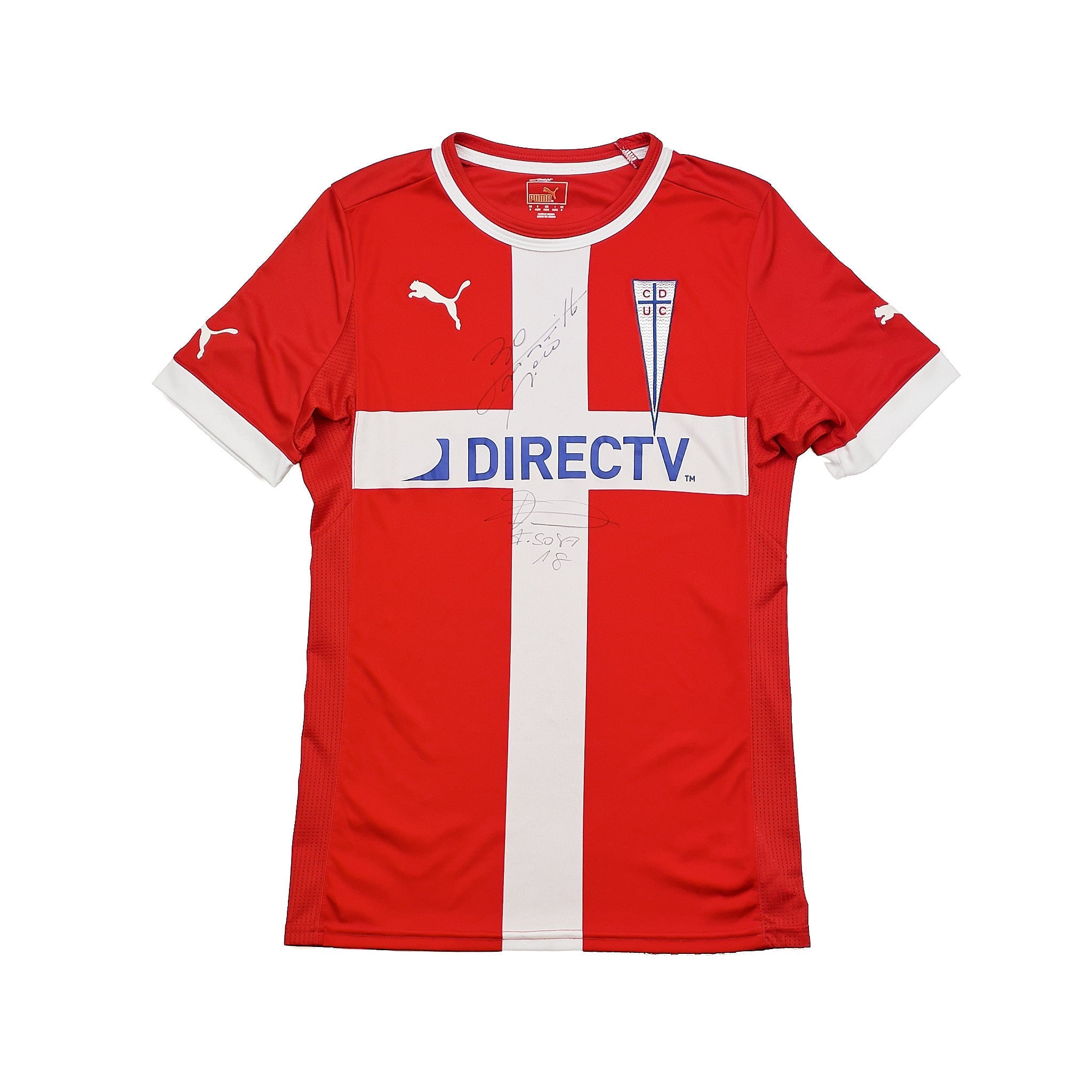 Buy 2012/13 Catolica Del Chile *Signed* Away Shirt (S) Puma ~ Free worldwide shipping ~ Authentic Vintage Football Shirts from Cult Kits