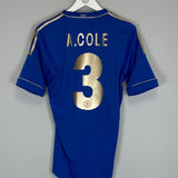 2012/13 CHELSEA A.COLE 3 HOME SHIRT (S) ADIDAS - Cult Kits - Small - Buy Vintage Football Shirts, Authentic Retro Football Shirts For Sale, Classic Football Shirts & Soccer Jersey