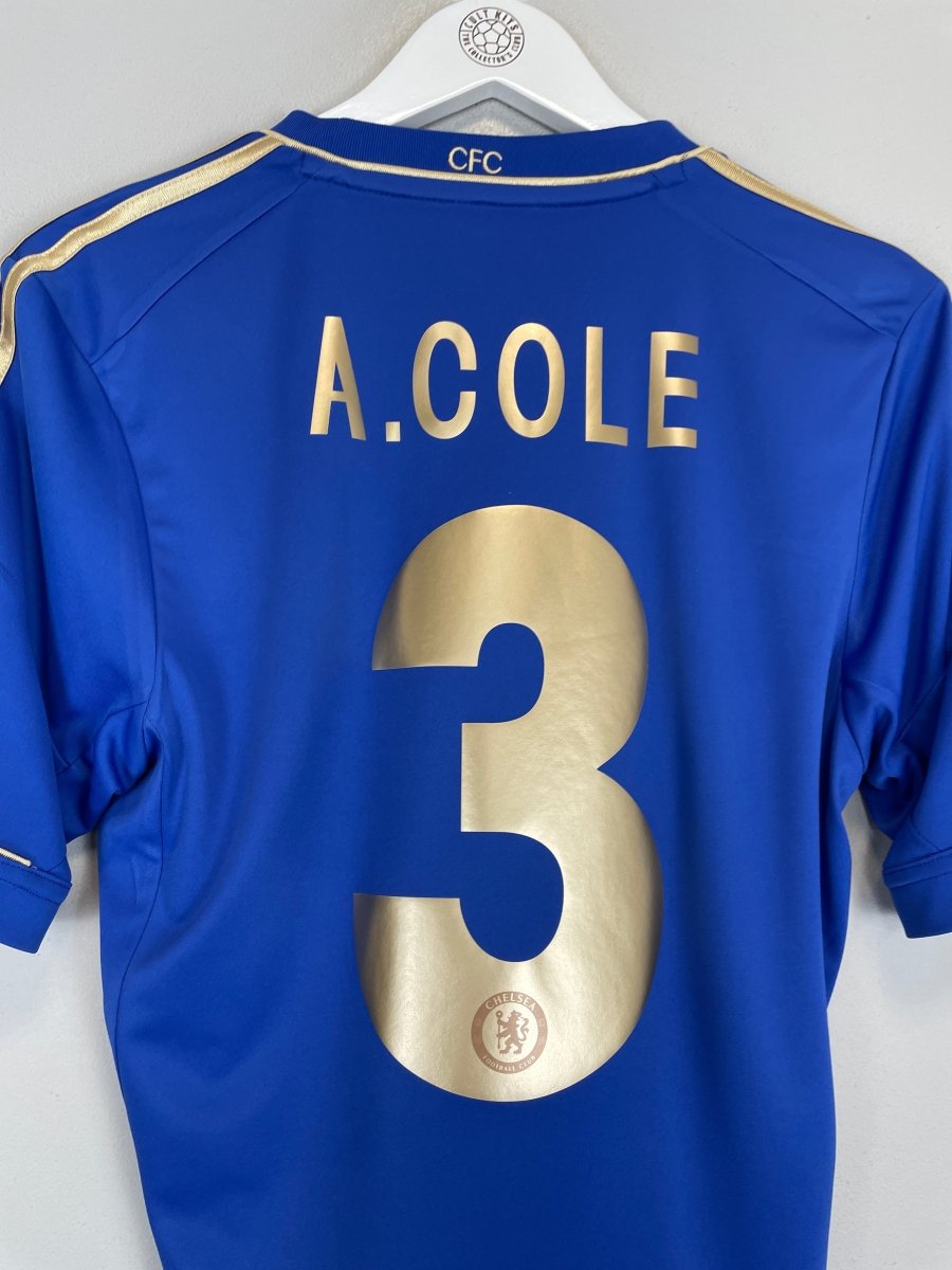 2012/13 CHELSEA A.COLE 3 HOME SHIRT (S) ADIDAS - Cult Kits - Small - Buy Vintage Football Shirts, Authentic Retro Football Shirts For Sale, Classic Football Shirts & Soccer Jersey