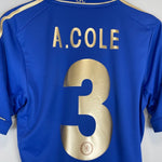 2012/13 CHELSEA A.COLE 3 HOME SHIRT (S) ADIDAS - Cult Kits - Small - Buy Vintage Football Shirts, Authentic Retro Football Shirts For Sale, Classic Football Shirts & Soccer Jersey