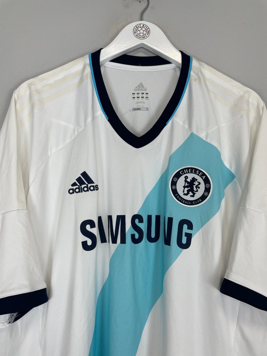 2012/13 CHELSEA AWAY SHIRT (XXXL) ADIDAS - Cult Kits - XXXL - Buy Vintage Football Shirts, Authentic Retro Football Shirts For Sale, Classic Football Shirts & Soccer Jersey