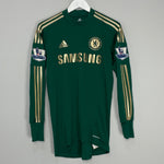 Shop 2012/13 CHELSEA CECH #1 GK SHIRT (S) ADIDAS, classic football shirts, vintage football shirts & retro soccer jerseys at Cult Kits
