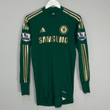 Shop 2012/13 CHELSEA CECH #1 GK SHIRT (S) ADIDAS, classic football shirts, vintage football shirts & retro soccer jerseys at Cult Kits