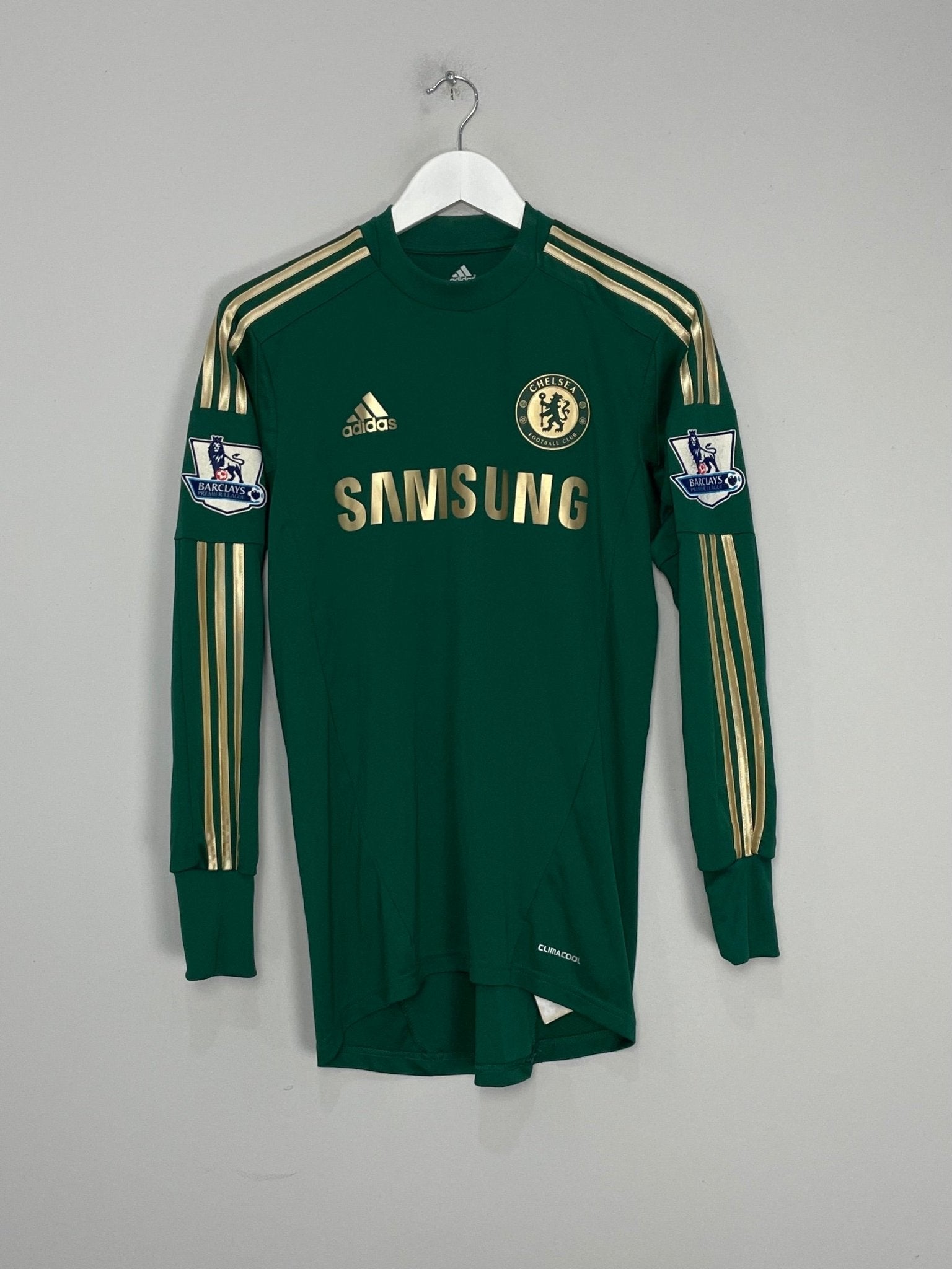 Shop 2012/13 CHELSEA CECH #1 GK SHIRT (S) ADIDAS, classic football shirts, vintage football shirts & retro soccer jerseys at Cult Kits