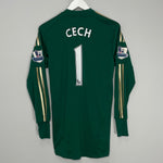 Shop 2012/13 CHELSEA CECH #1 GK SHIRT (S) ADIDAS, classic football shirts, vintage football shirts & retro soccer jerseys at Cult Kits