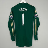 Shop 2012/13 CHELSEA CECH #1 GK SHIRT (S) ADIDAS, classic football shirts, vintage football shirts & retro soccer jerseys at Cult Kits