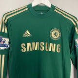 Shop 2012/13 CHELSEA CECH #1 GK SHIRT (S) ADIDAS, classic football shirts, vintage football shirts & retro soccer jerseys at Cult Kits