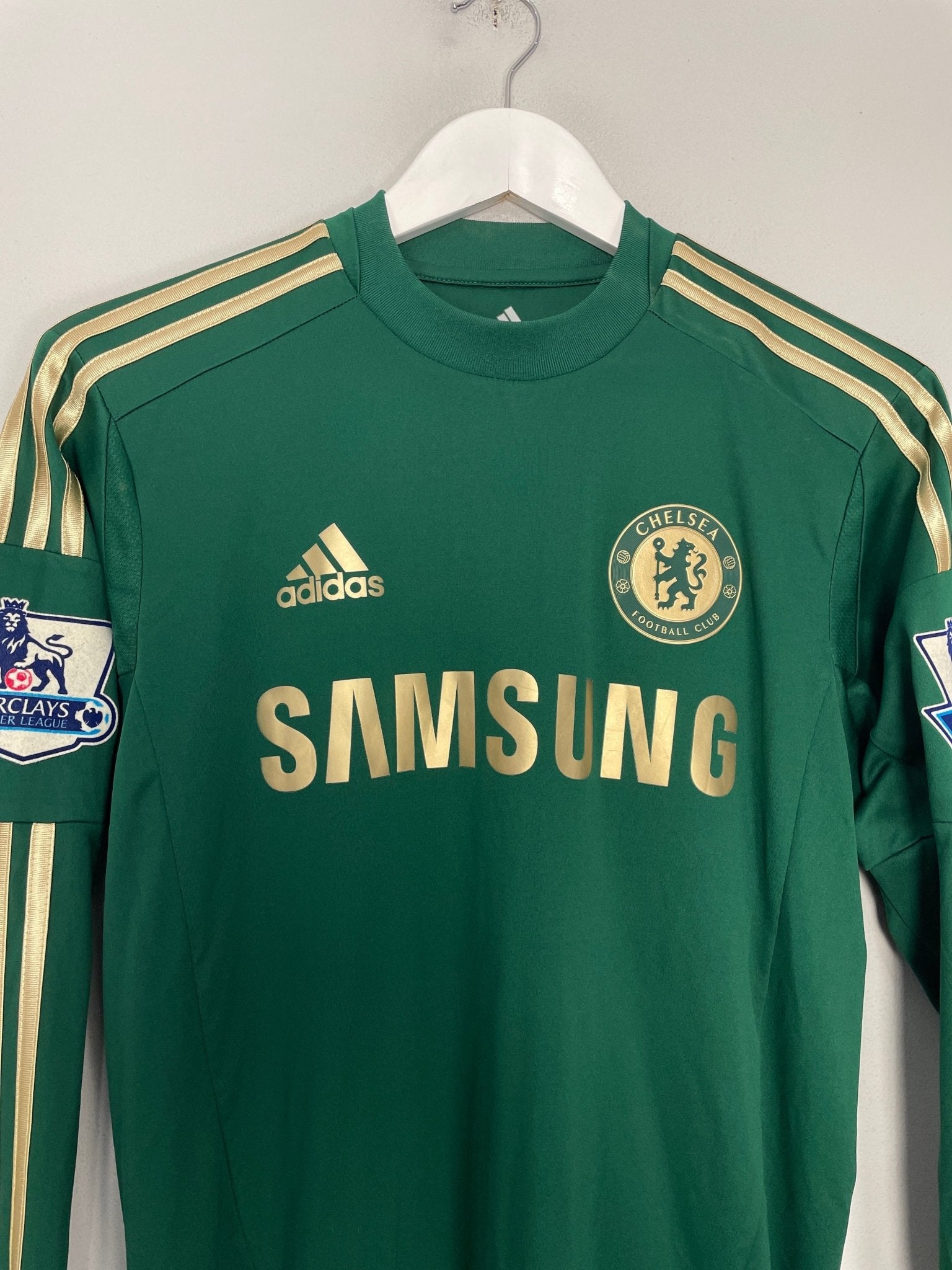 Shop 2012/13 CHELSEA CECH #1 GK SHIRT (S) ADIDAS, classic football shirts, vintage football shirts & retro soccer jerseys at Cult Kits