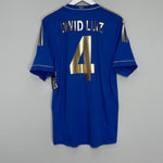 Shop 2012/13 CHELSEA DAVID LUIZ #4 *BNWT* HOME SHIRT (XL) ADIDAS, classic football shirts, vintage football shirts & retro soccer jerseys at Cult Kits