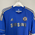 Shop 2012/13 CHELSEA DAVID LUIZ #4 *BNWT* HOME SHIRT (XL) ADIDAS, classic football shirts, vintage football shirts & retro soccer jerseys at Cult Kits