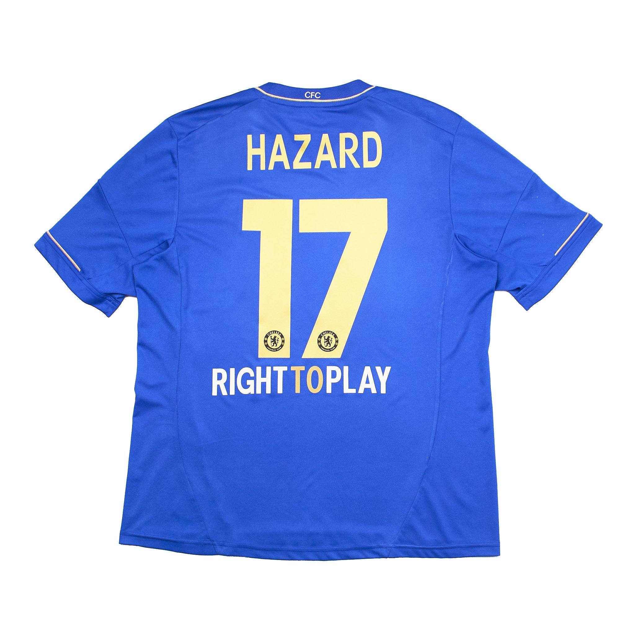 Buy 2012/13 Chelsea Hazard 17 Home Shirt (L) Adidas ~ Free worldwide shipping ~ Authentic Vintage Football Shirts from Cult Kits