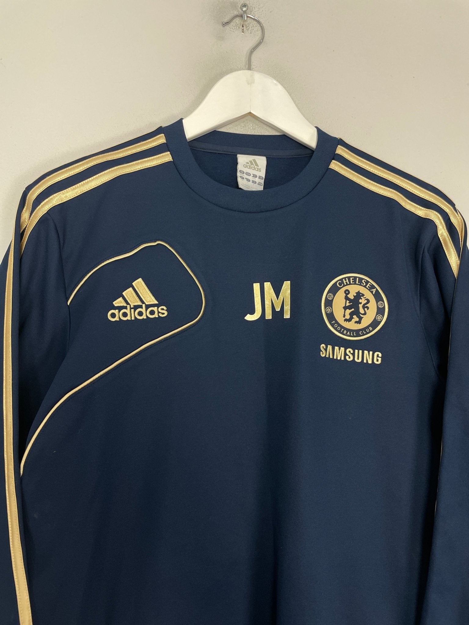 Shop 2012/13 CHELSEA 'JM' DRILL TOP (M) ADIDAS, classic football shirts, vintage football shirts & retro soccer jerseys at Cult Kits