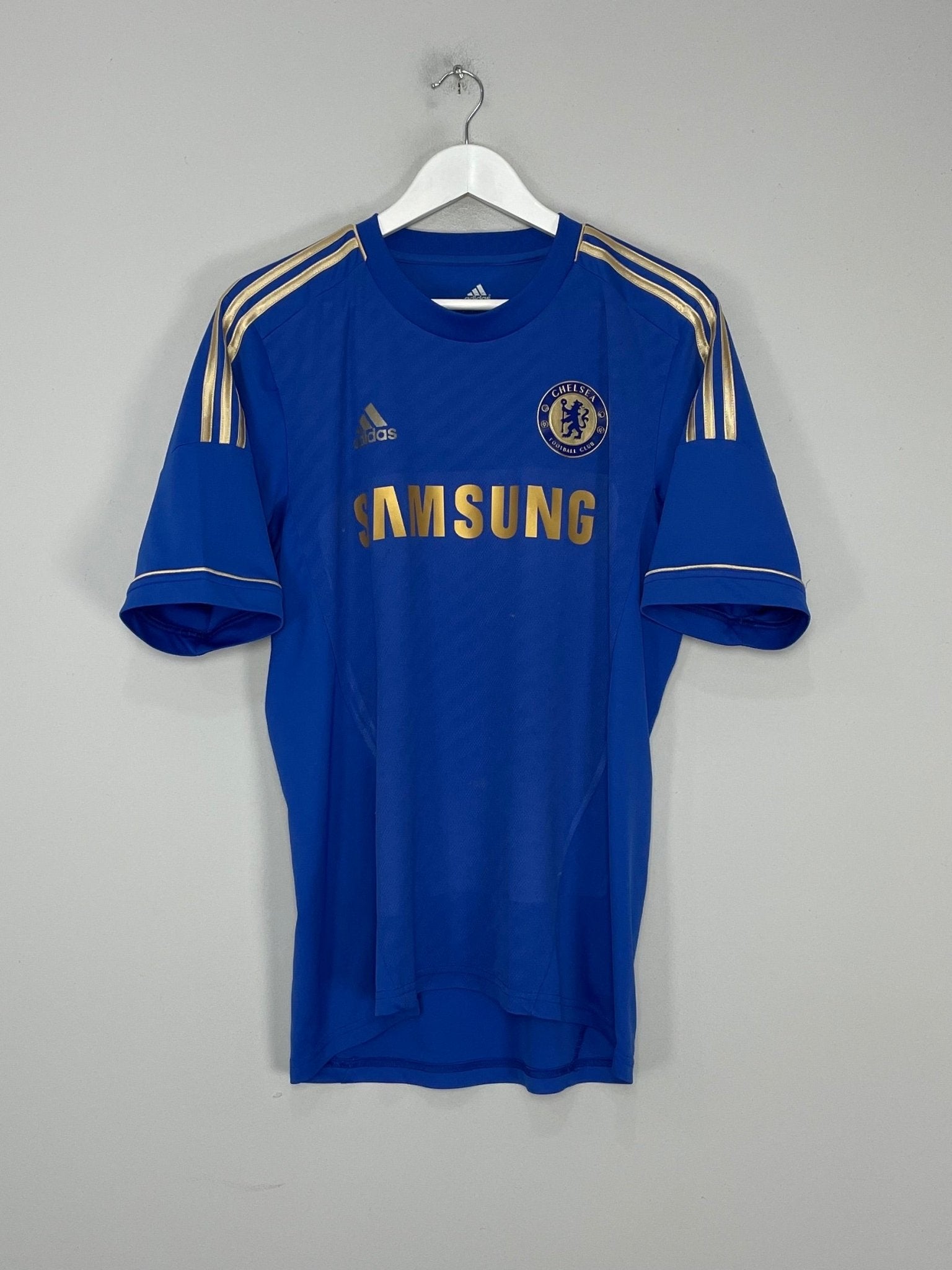 Shop 2012/13 CHELSEA LAMPARD #8 HOME SHIRT (L) ADIDAS, classic football shirts, vintage football shirts & retro soccer jerseys at Cult Kits