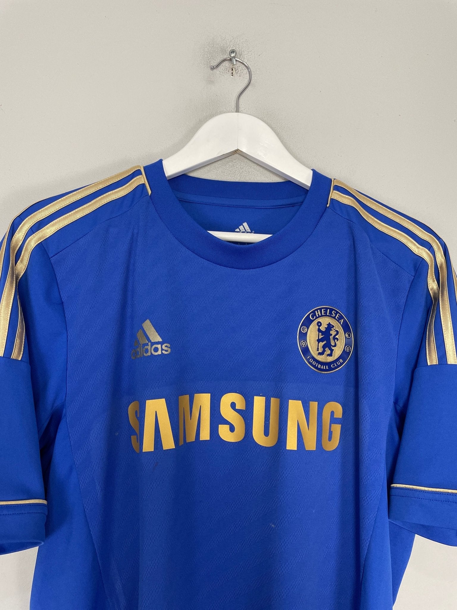 Shop 2012/13 CHELSEA LAMPARD #8 HOME SHIRT (L) ADIDAS, classic football shirts, vintage football shirts & retro soccer jerseys at Cult Kits