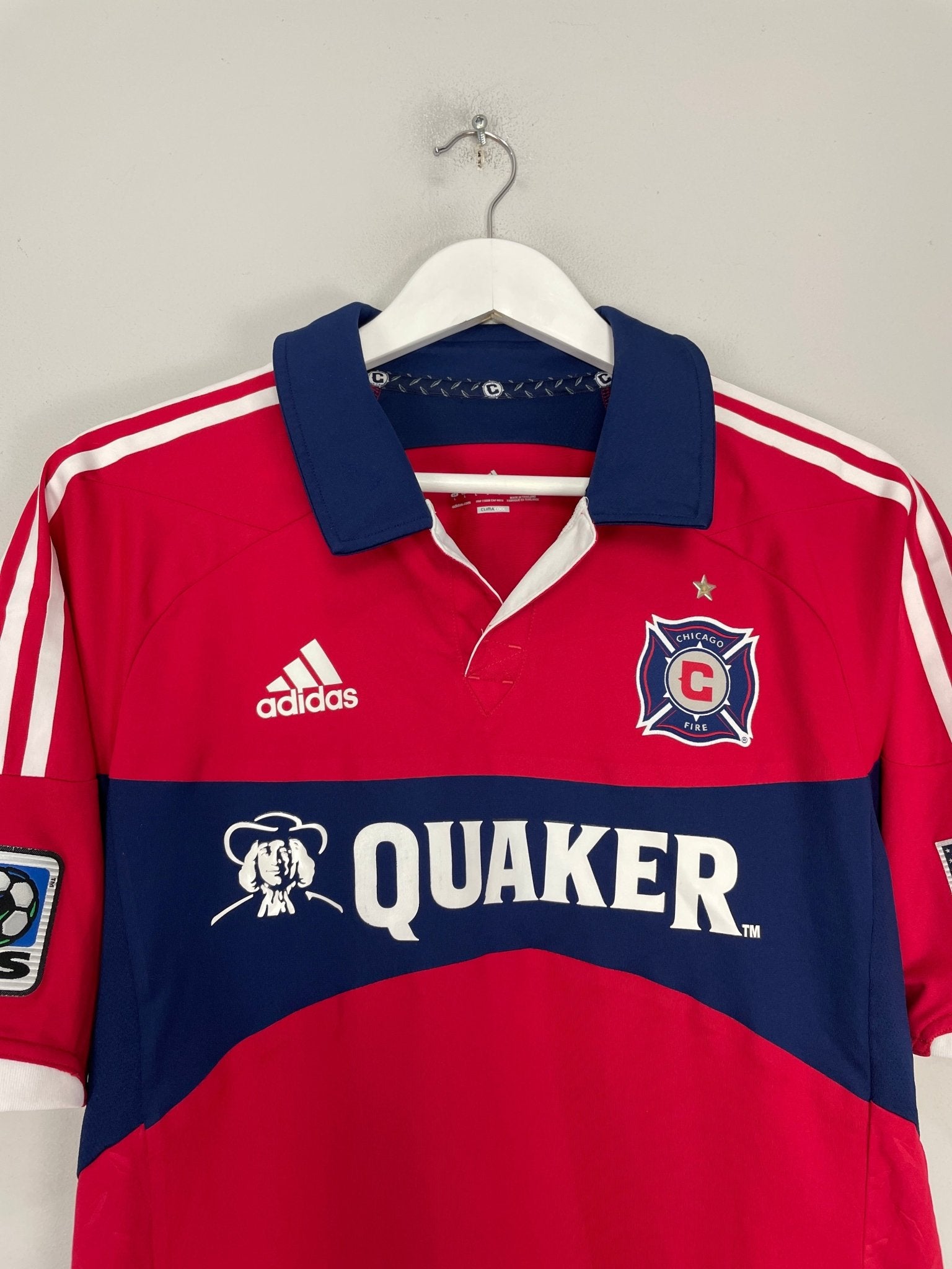 Shop 2012/13 CHICAGO FIRE *PLAYER ISSUE* HOME SHIRT (L) ADIDAS, classic football shirts, vintage football shirts & retro soccer jerseys at Cult Kits