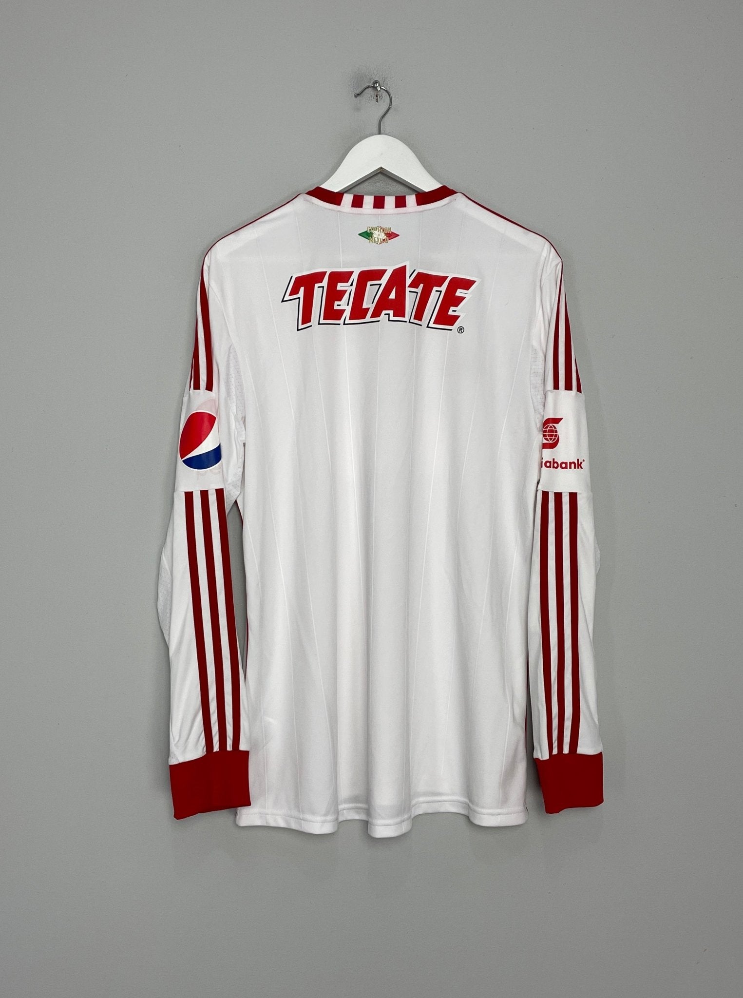 Shop 2012/13 CHIVAS GUADALAJARA L/S AWAY SHIRT (XL) ADIDAS, classic football shirts, vintage football shirts & retro soccer jerseys at Cult Kits