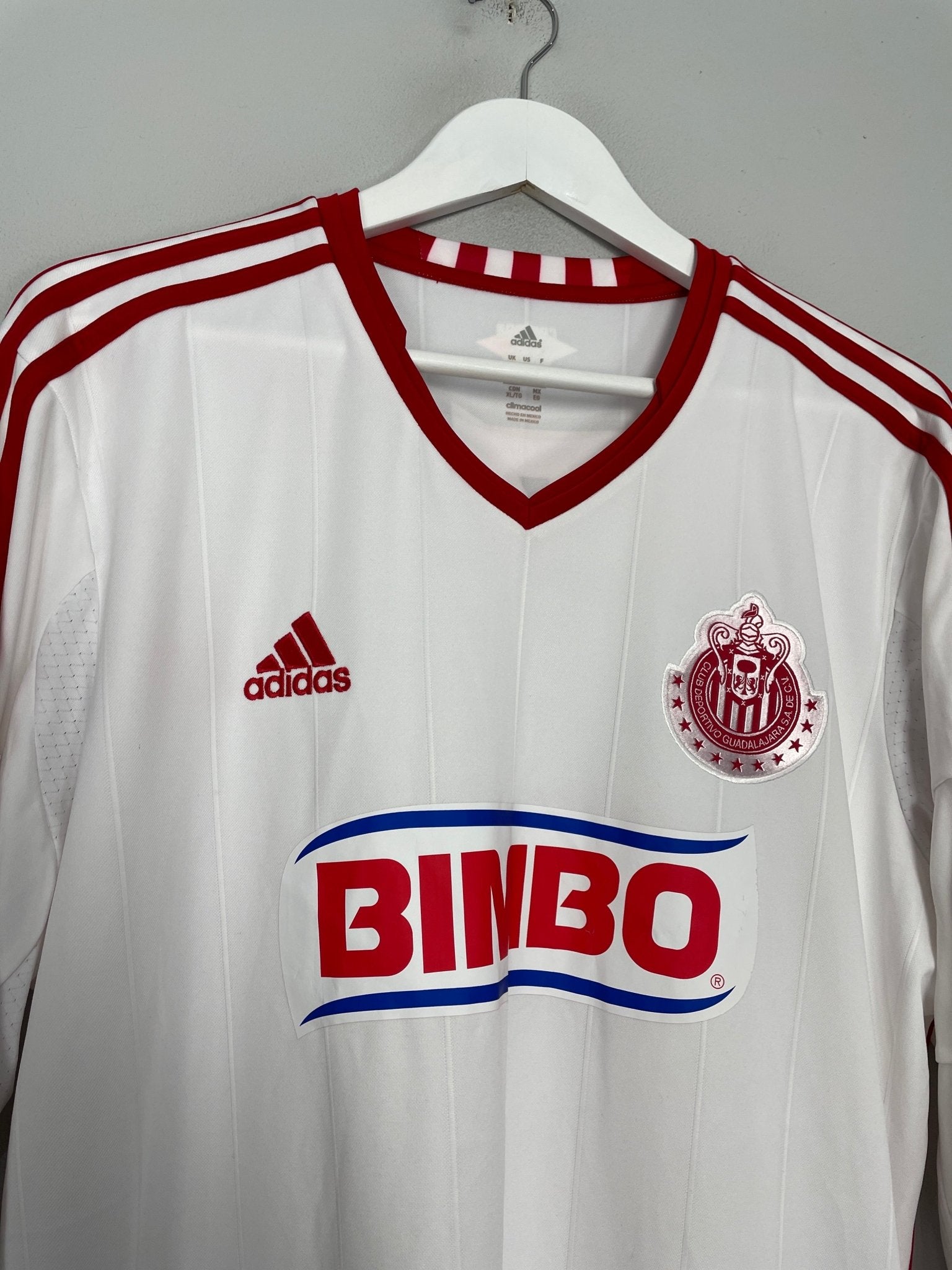 Shop 2012/13 CHIVAS GUADALAJARA L/S AWAY SHIRT (XL) ADIDAS, classic football shirts, vintage football shirts & retro soccer jerseys at Cult Kits
