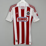 Shop 2012/13 CHIVAS GUADALAJARA *PLAYER ISSUE* HOME SHIRT (M) ADIDAS, classic football shirts, vintage football shirts & retro soccer jerseys at Cult Kits