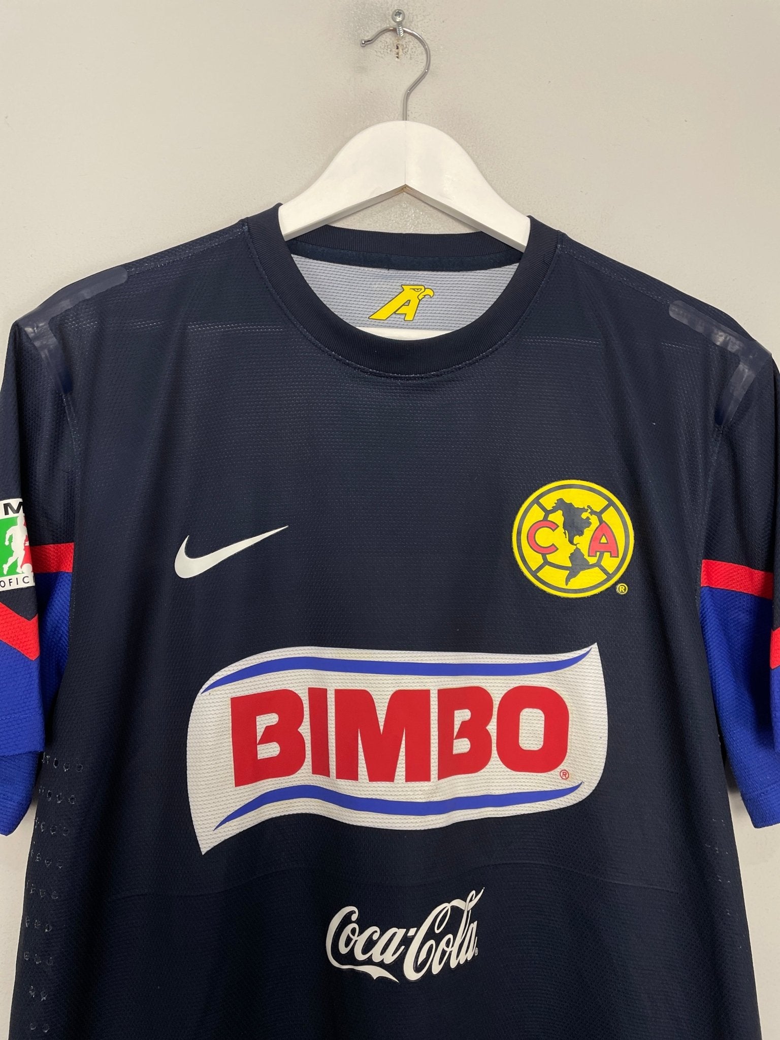 Shop 2012/13 CLUB AMERICA *PLAYER ISSUE* AWAY SHIRT (L) NIKE, classic football shirts, vintage football shirts & retro soccer jerseys at Cult Kits
