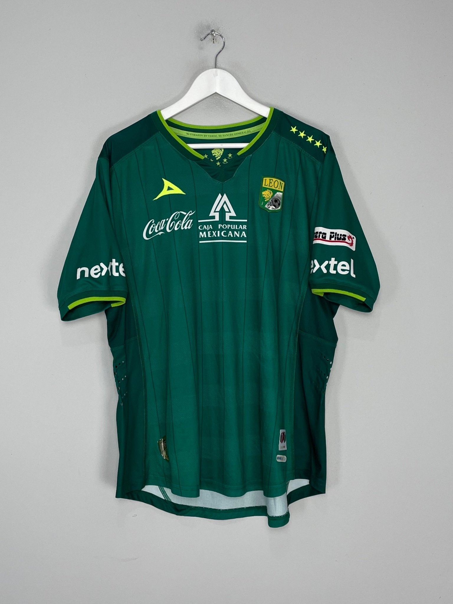 Shop 2012/13 CLUB LEON HOME SHIRT (XL) PIRMA, classic football shirts, vintage football shirts & retro soccer jerseys at Cult Kits