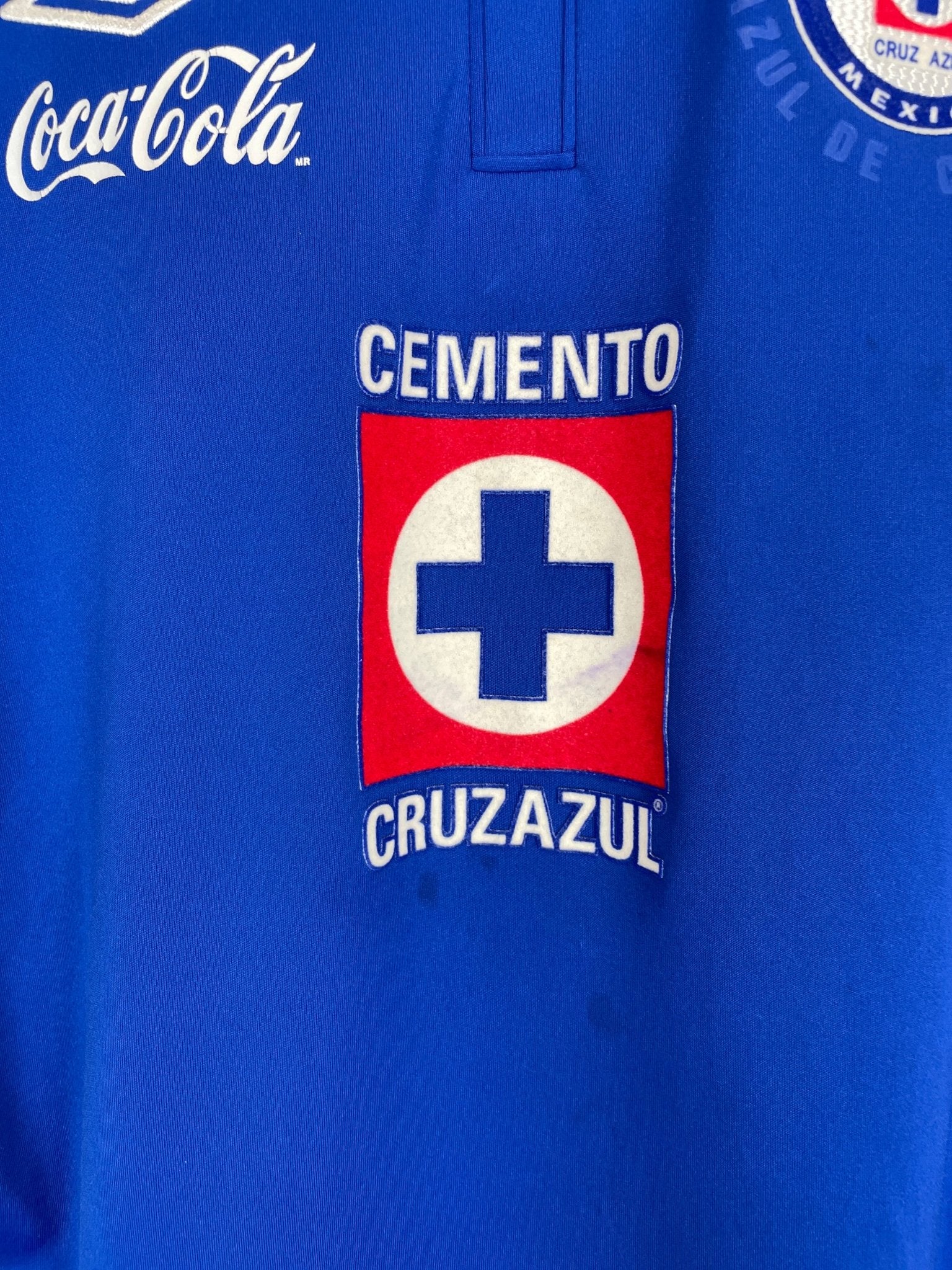 Shop 2012/13 CRUZ AZUL HOME SHIRT (L) UMBRO, classic football shirts, vintage football shirts & retro soccer jerseys at Cult Kits