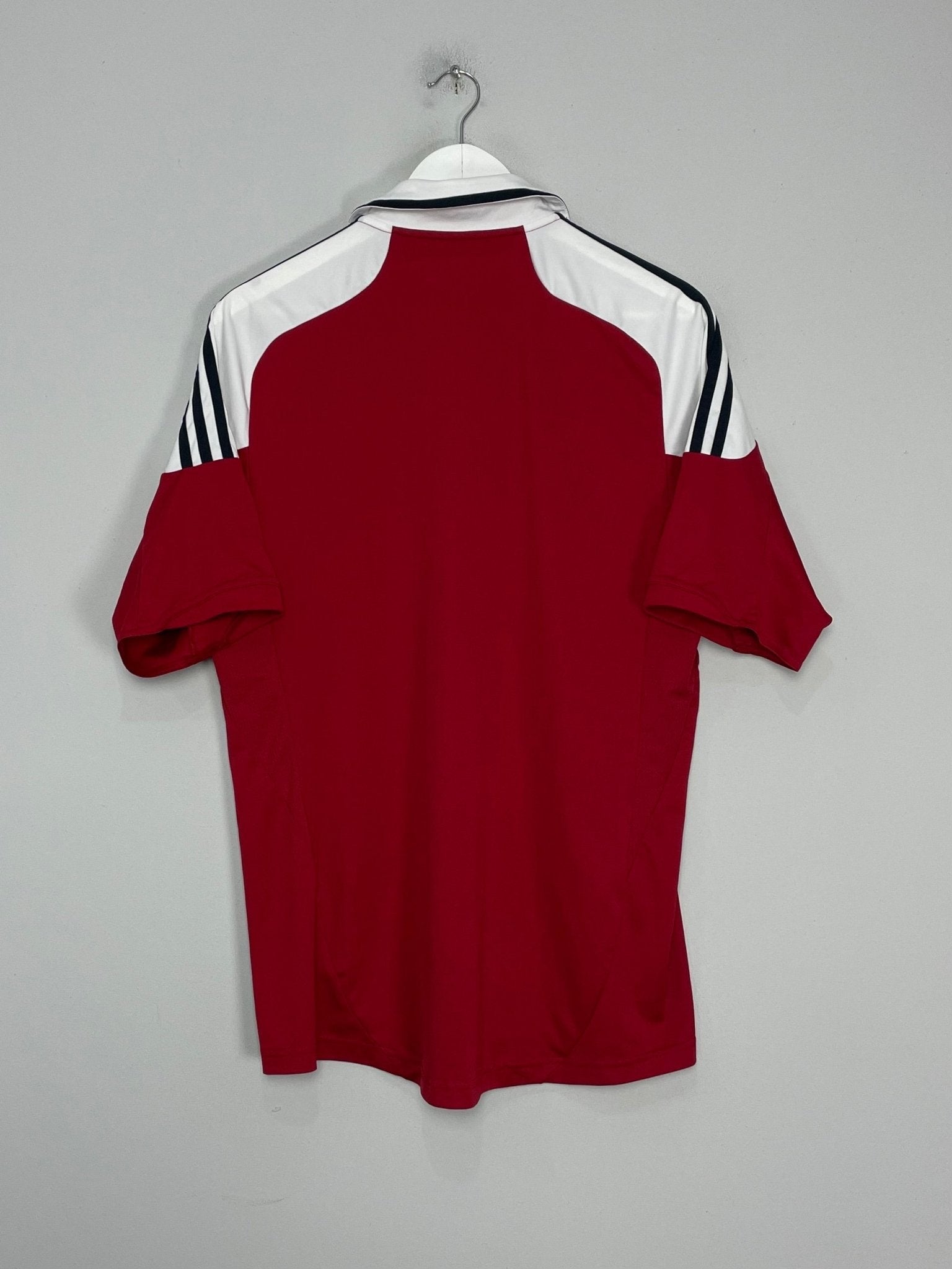 Shop 2012/13 DENMARK HOME SHIRT (L) ADIDAS, classic football shirts, vintage football shirts & retro soccer jerseys at Cult Kits