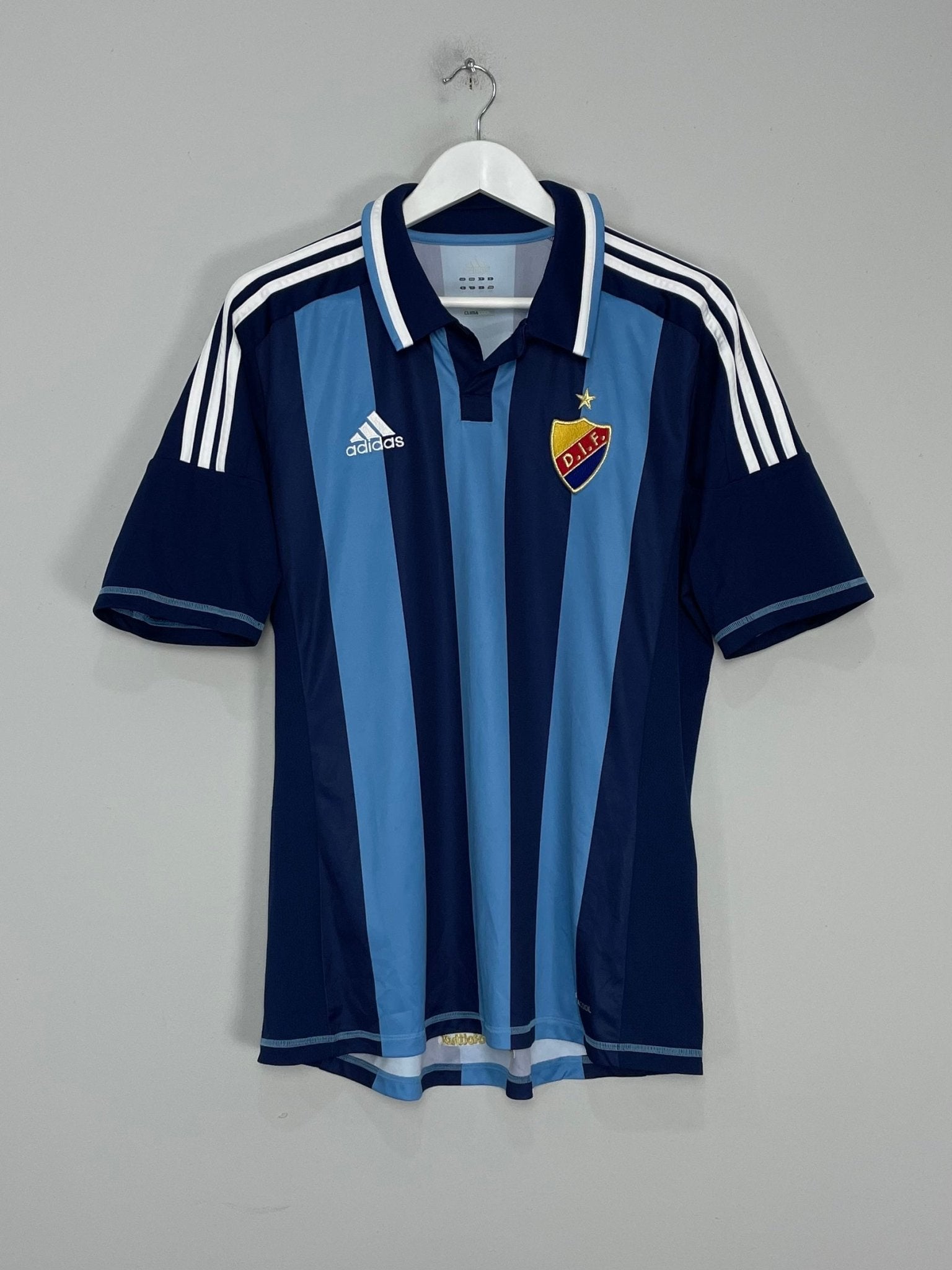 Shop 2012/13 DJURGARDENS HOME SHIRT (L) ADIDAS, classic football shirts, vintage football shirts & retro soccer jerseys at Cult Kits