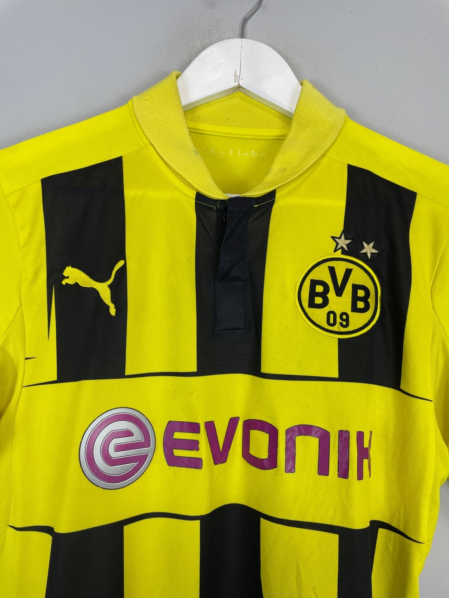 Shop 2012/13 DORTMUND LEWANDOWSKI #9 EUROPEAN HOME SHIRT (S) PUMA, classic football shirts, vintage football shirts & retro soccer jerseys at Cult Kits