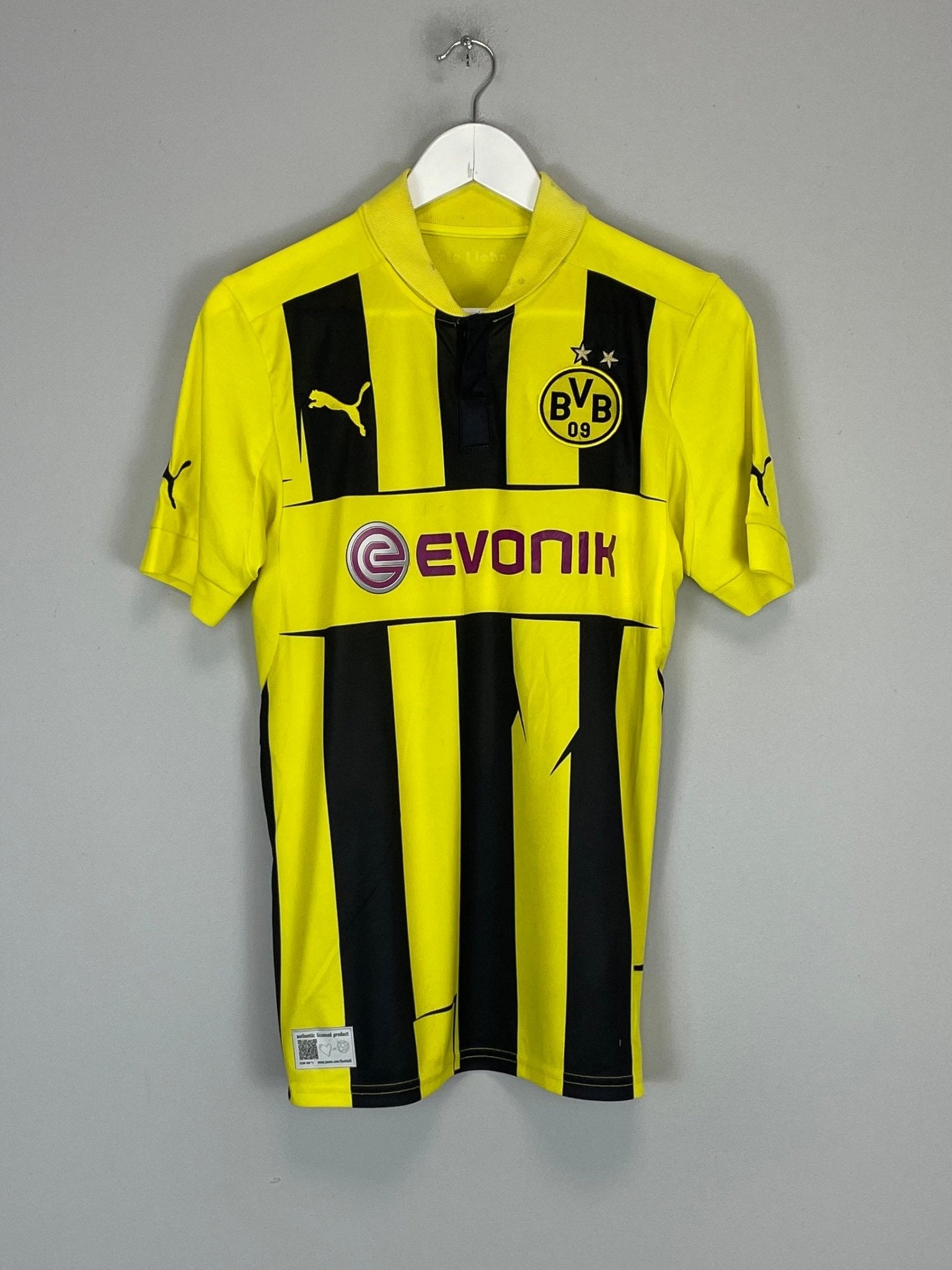 Shop 2012/13 DORTMUND LEWANDOWSKI #9 EUROPEAN HOME SHIRT (S) PUMA, classic football shirts, vintage football shirts & retro soccer jerseys at Cult Kits