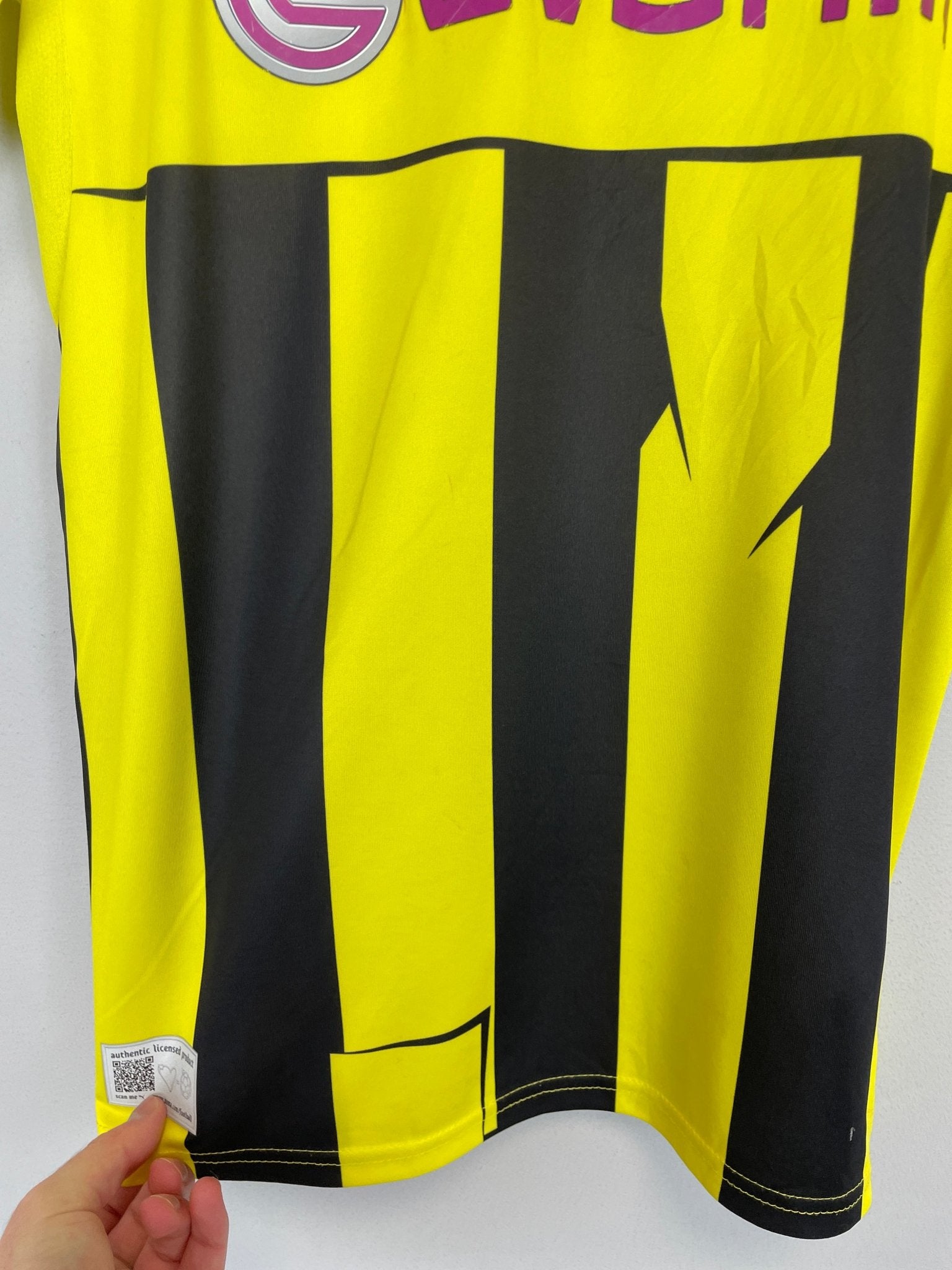 Shop 2012/13 DORTMUND LEWANDOWSKI #9 EUROPEAN HOME SHIRT (S) PUMA, classic football shirts, vintage football shirts & retro soccer jerseys at Cult Kits