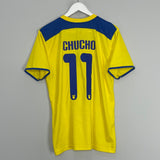 Shop 2012/13 ECUADOR CHUCHO #11 HOME SHIRT (M) MARATHON, classic football shirts, vintage football shirts & retro soccer jerseys at Cult Kits