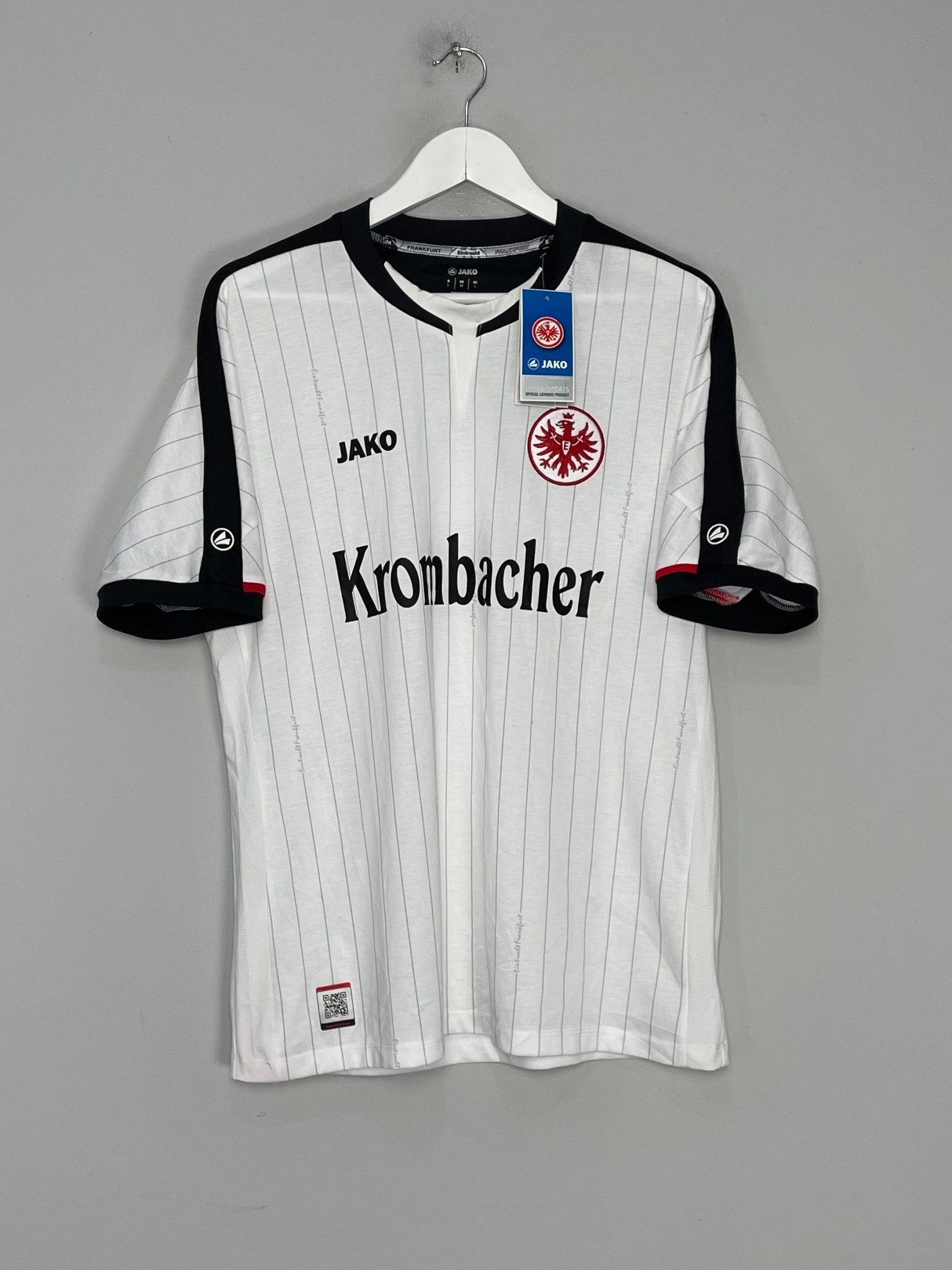Shop 2012/13 EINTRACHT FRANKFURT *BNWT* AWAY SHIRT (M) JAKO, classic football shirts, vintage football shirts & retro soccer jerseys at Cult Kits