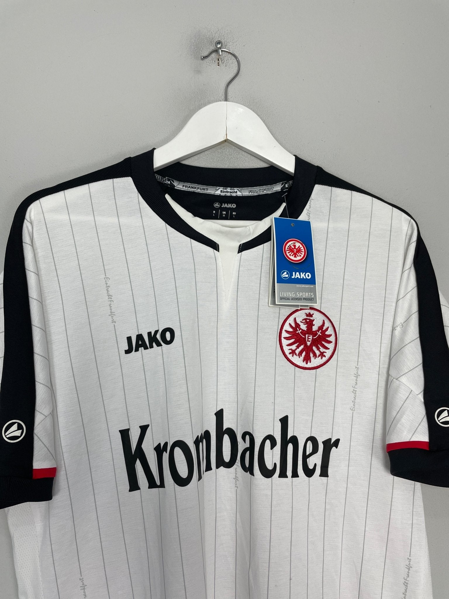 Shop 2012/13 EINTRACHT FRANKFURT *BNWT* AWAY SHIRT (M) JAKO, classic football shirts, vintage football shirts & retro soccer jerseys at Cult Kits