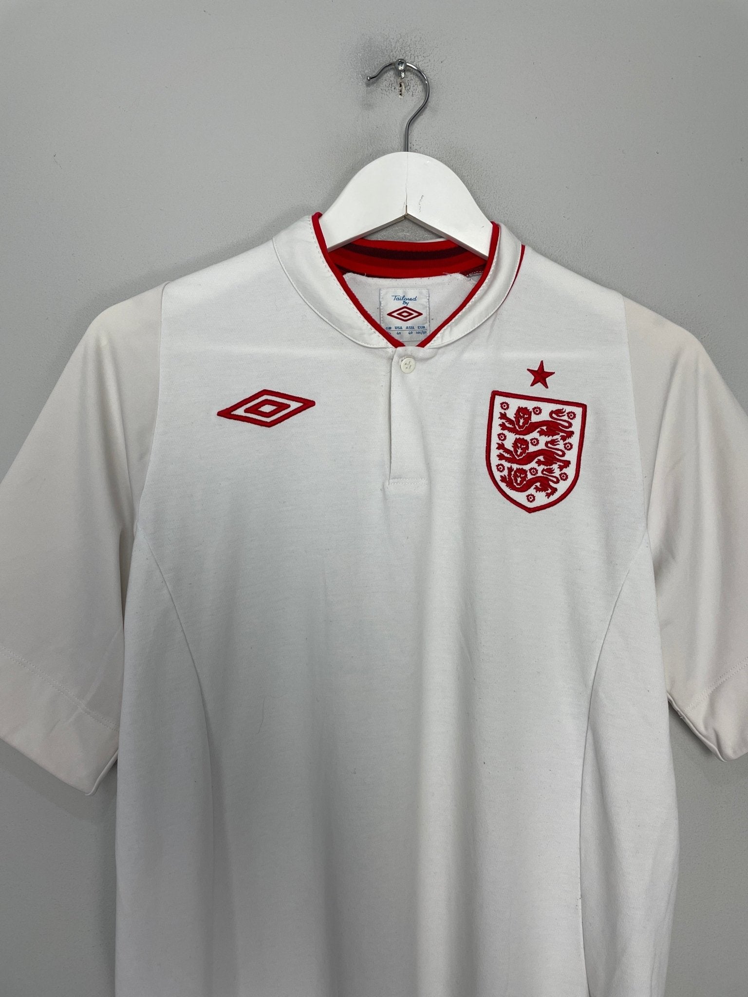 Shop 2012/13 ENGLAND HOME SHIRT (M) UMBRO, classic football shirts, vintage football shirts & retro soccer jerseys at Cult Kits