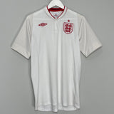 Shop 2012/13 ENGLAND HOME SHIRT (M) UMBRO, classic football shirts, vintage football shirts & retro soccer jerseys at Cult Kits