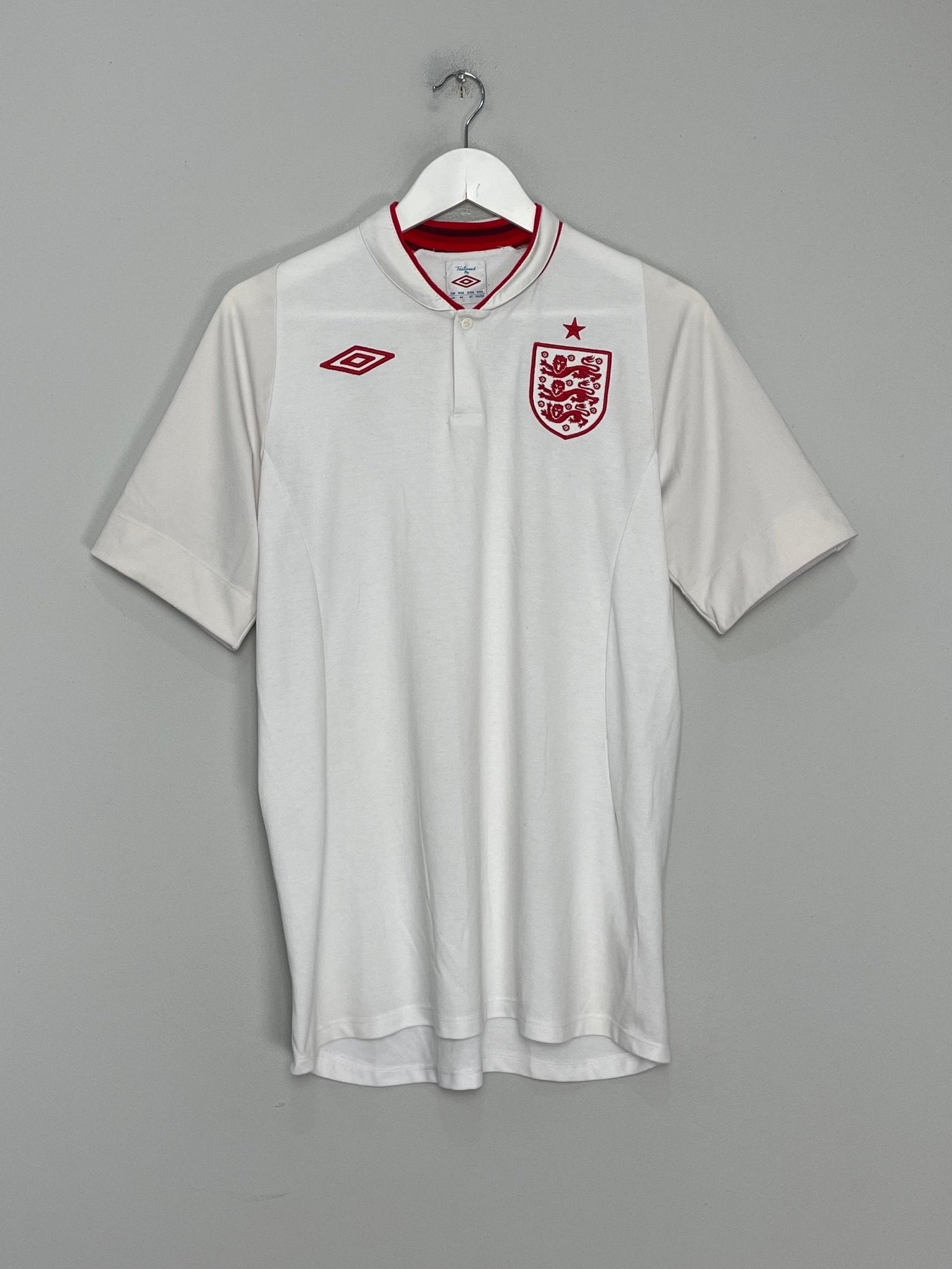 Shop 2012/13 ENGLAND HOME SHIRT (M) UMBRO, classic football shirts, vintage football shirts & retro soccer jerseys at Cult Kits