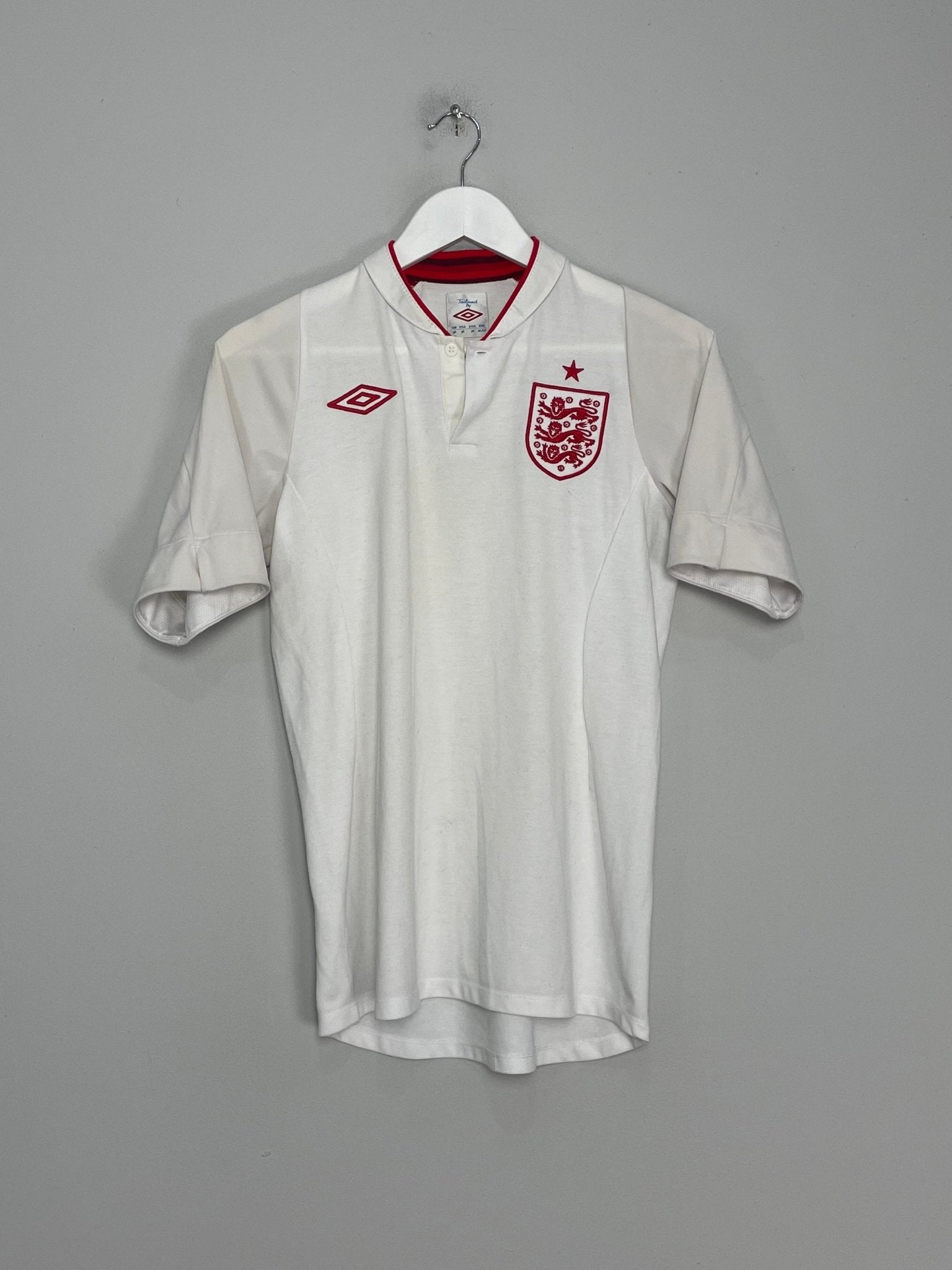 Shop 2012/13 ENGLAND HOME SHIRT (S) UMBRO, classic football shirts, vintage football shirts & retro soccer jerseys at Cult Kits