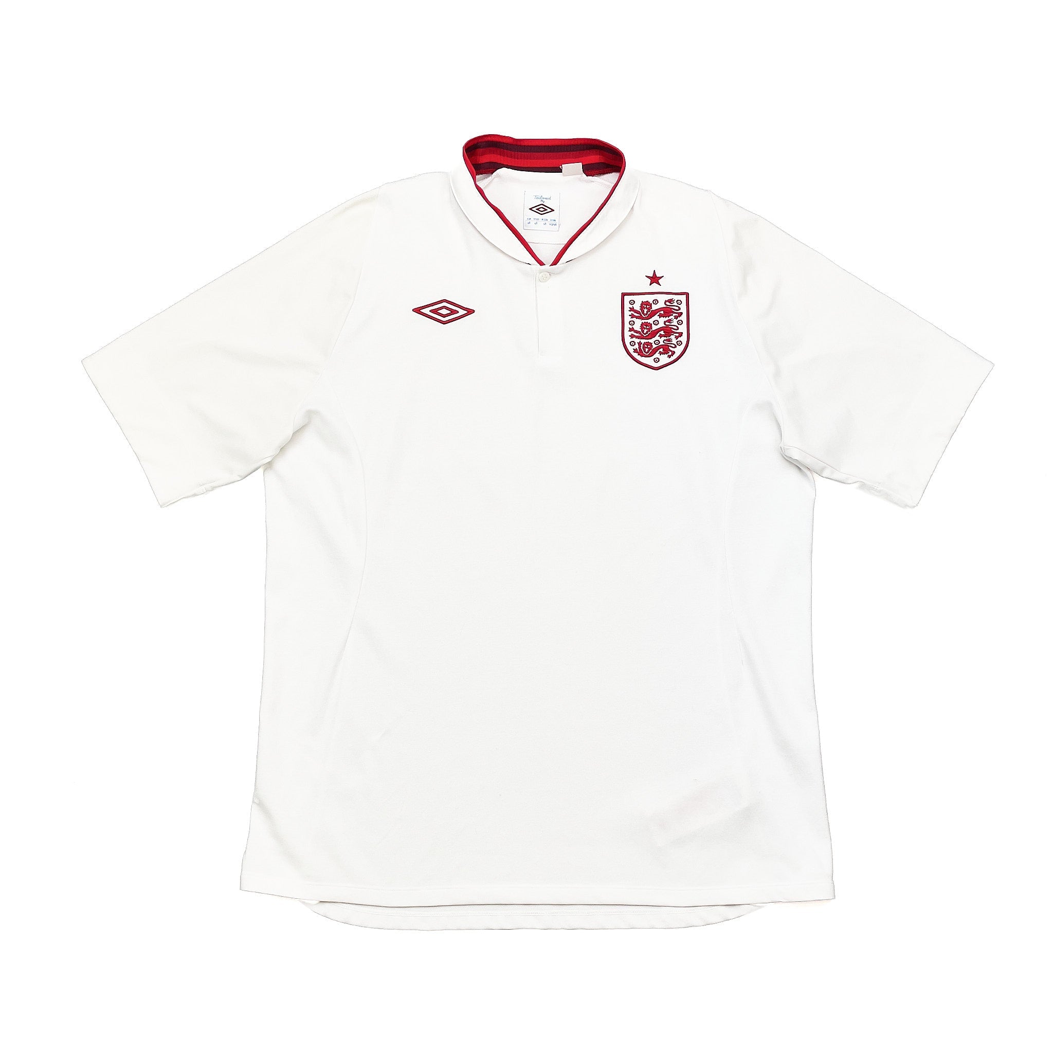 Buy 2012/13 England Home Shirt (XL) Umbro ~ Free worldwide shipping ~ Authentic Vintage Football Shirts from Cult Kits