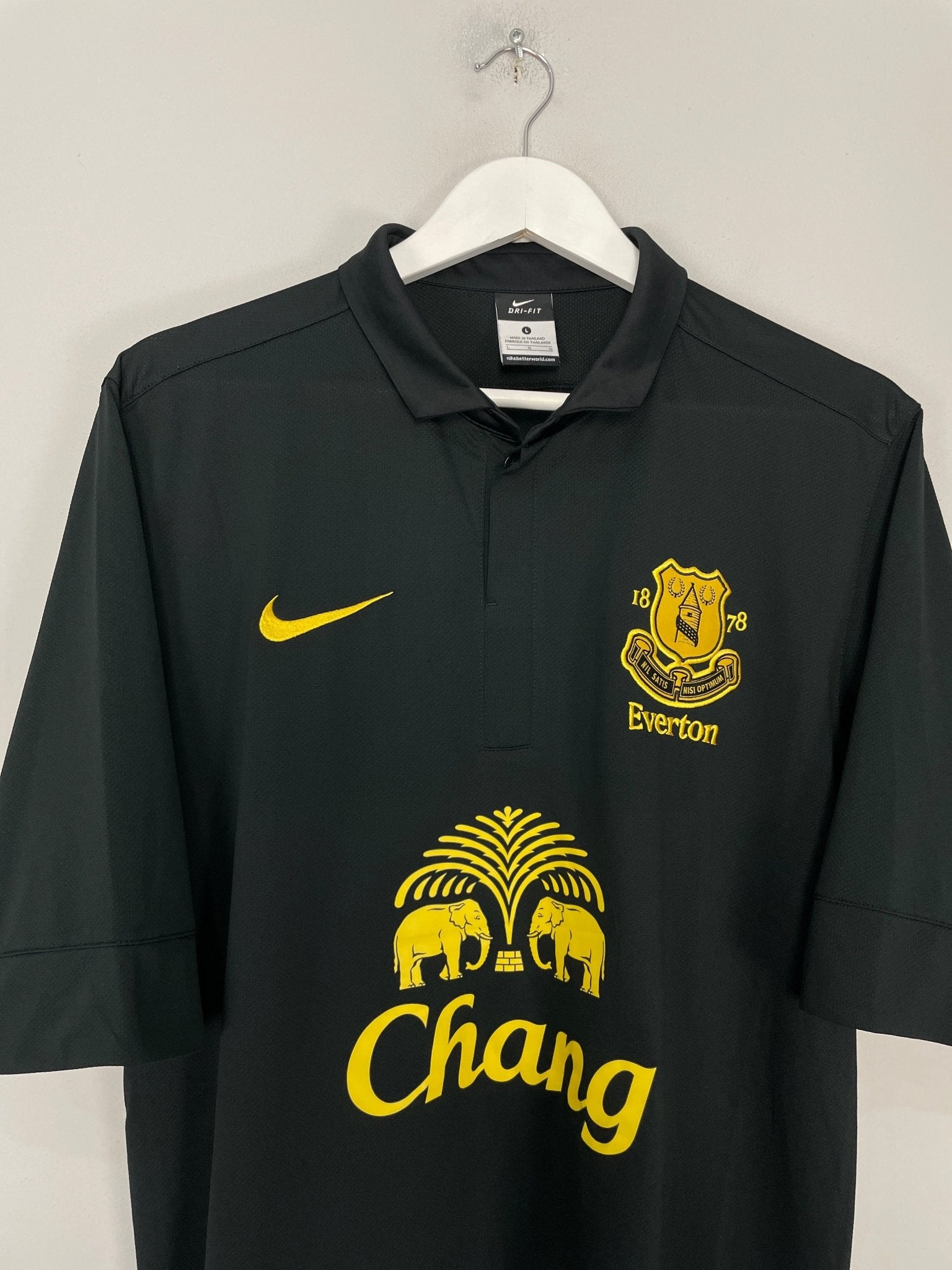 Shop 2012/13 EVERTON AWAY SHIRT (L) NIKE, classic football shirts, vintage football shirts & retro soccer jerseys at Cult Kits