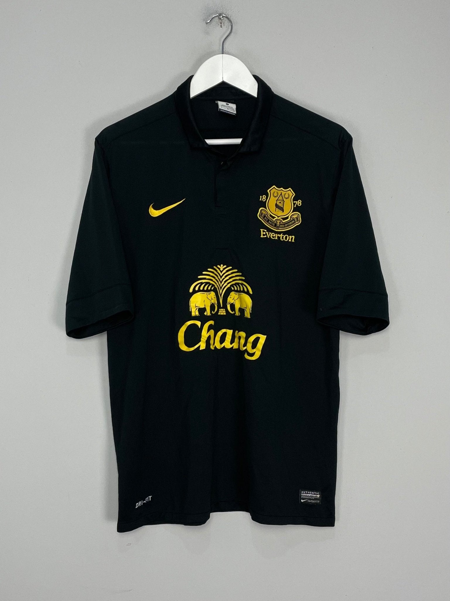 Shop 2012/13 EVERTON AWAY SHIRT (L) NIKE, classic football shirts, vintage football shirts & retro soccer jerseys at Cult Kits