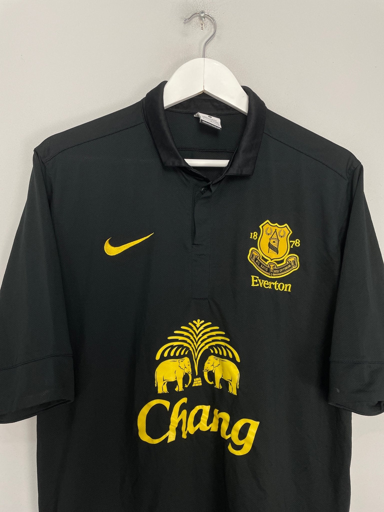 Shop 2012/13 EVERTON AWAY SHIRT (L) NIKE, classic football shirts, vintage football shirts & retro soccer jerseys at Cult Kits