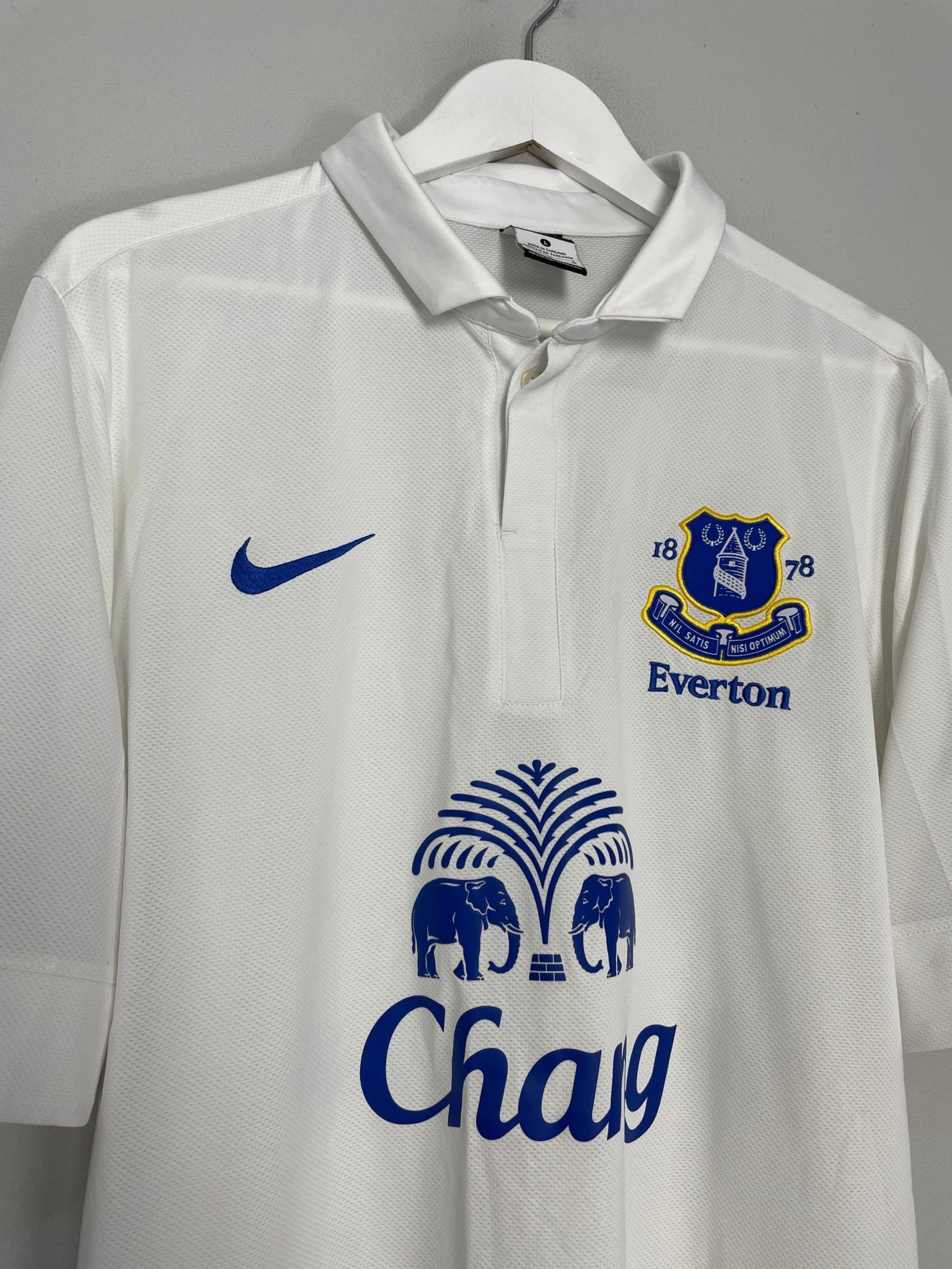 Shop 2012/13 EVERTON FELLAINI #25 THIRD SHIRT (L) NIKE, classic football shirts, vintage football shirts & retro soccer jerseys at Cult Kits