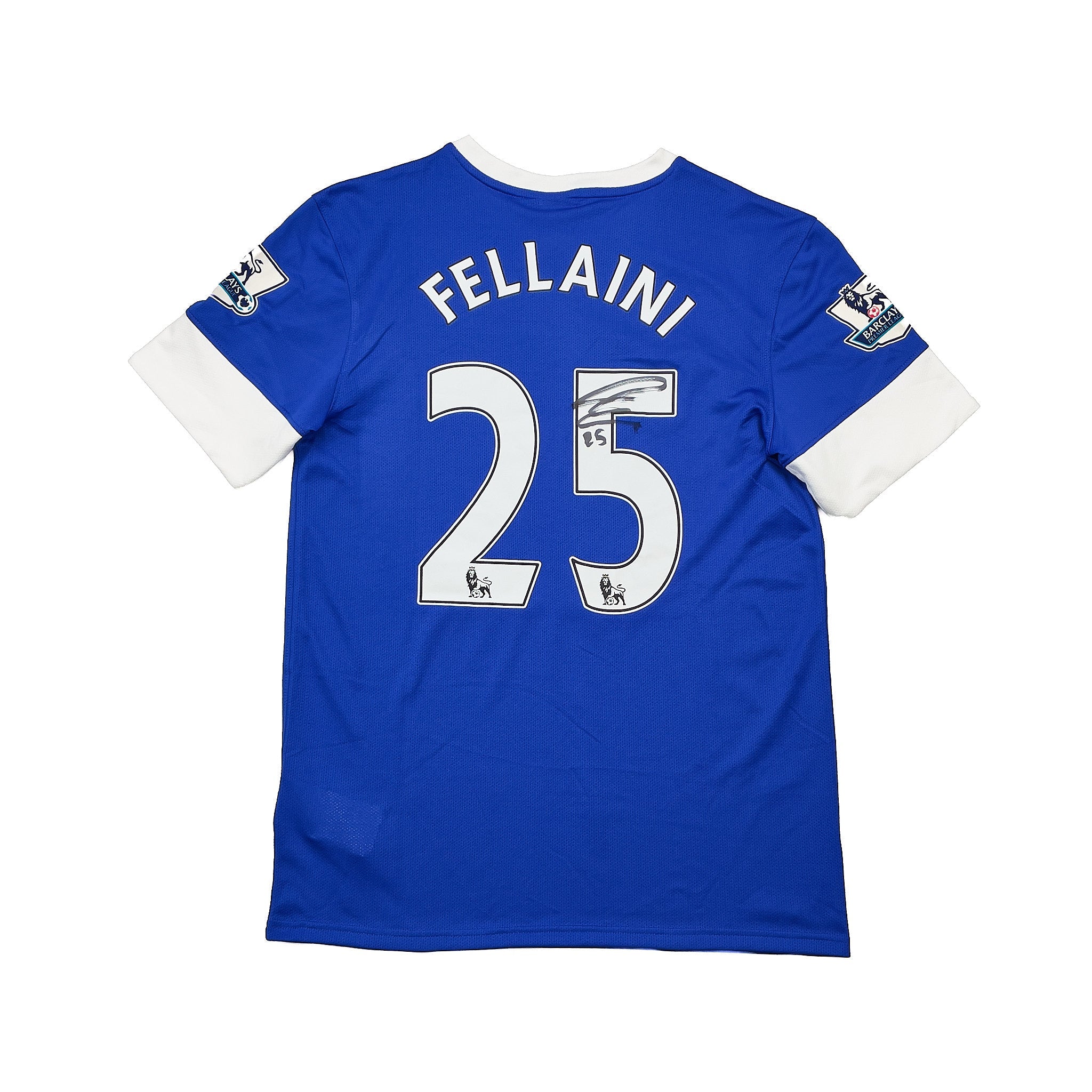 Buy 2012/13 Everton Fellaini 26 *Match Issue + Signed* Home Shirt (M) Nike ~ Free worldwide shipping ~ Authentic Vintage Football Shirts from Cult Kits